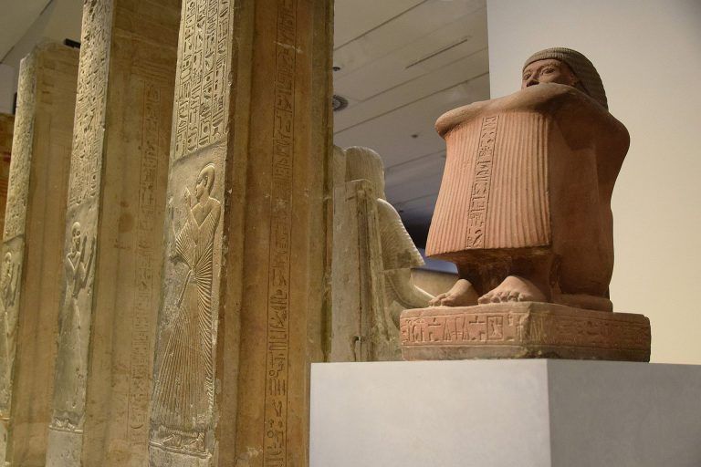 Egypte Egyptische beelden in het Rijksmuseum van Oudheden