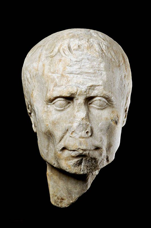 Julius Caesar buste portretkop