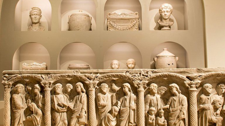 Een blik in de Romeinse beeldenzaal