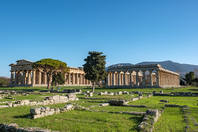 Paestum tempels site